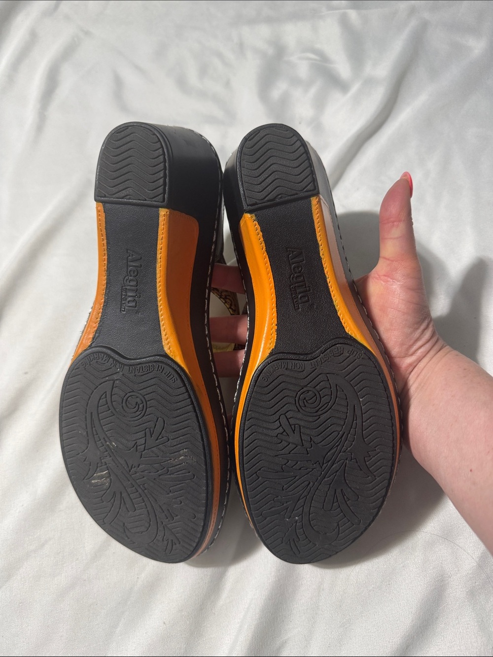 Alegria by PG Lite Leather Comfort Sandals Women’s EU 39 / US 8.5–9 Adjustable - Picture 11 of 12